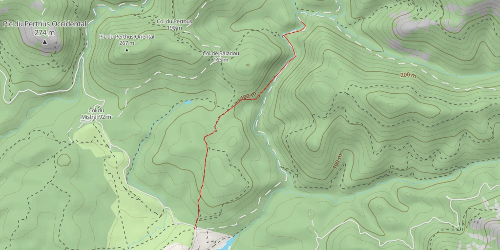 Map of the trail for Réserve biologique dirigée de Mal-Infernet - Piste du Ravin du Mal Infernet