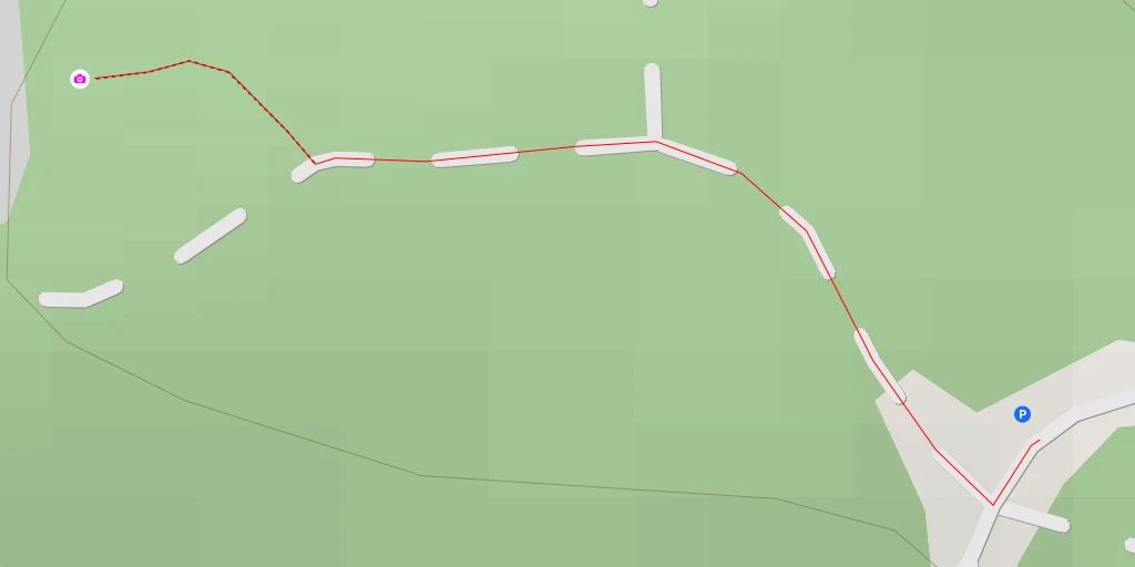 Map of the trail for Tête du Château