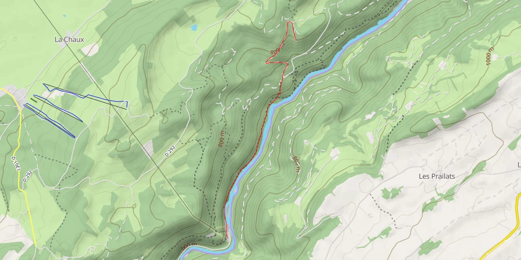 Map of the trail for Belvédère des Vieilles Femelles