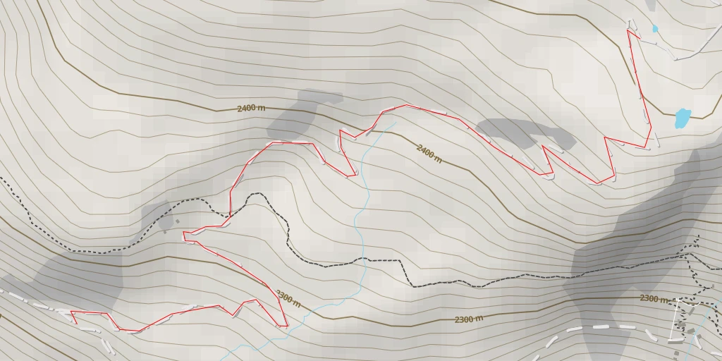 Map of the trail for Pinilière - D 205t