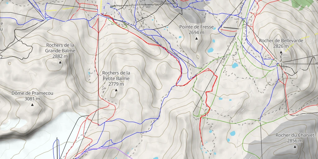 Map of the trail for L'Enduro - L'Enduro