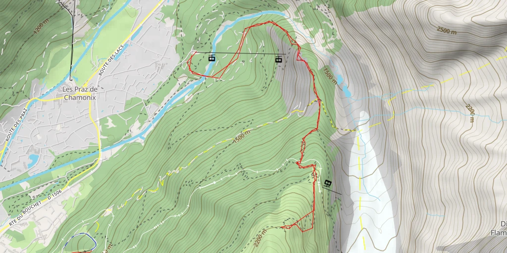 Map of the trail for Le Signal Forbes