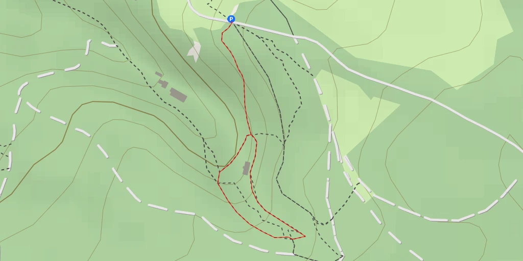 Map of the trail for Le Pont Sarazin