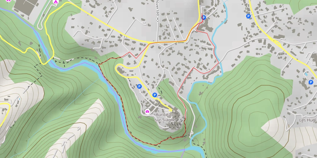 Map of the trail for Chemin de Sous Barri - Chemin de Sous Barri