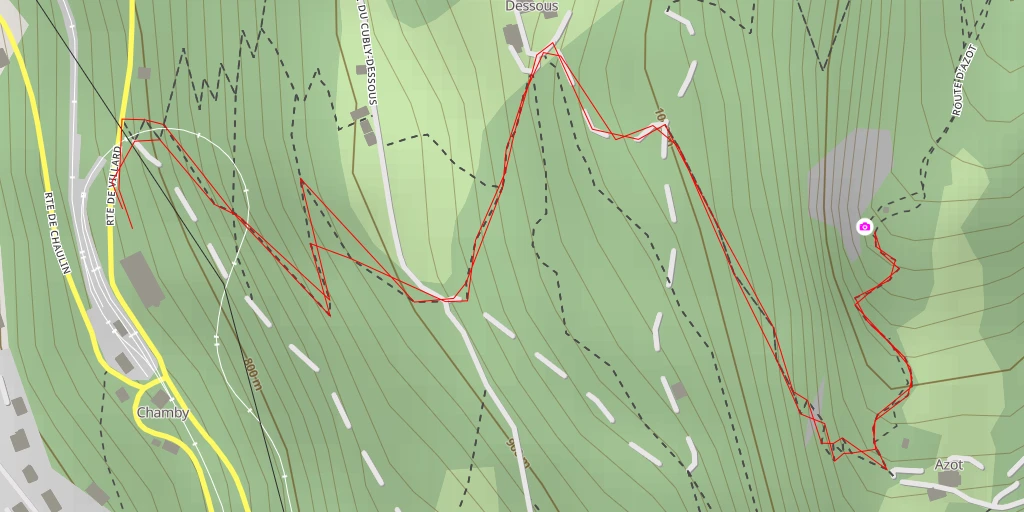 Map of the trail for Sallauscex