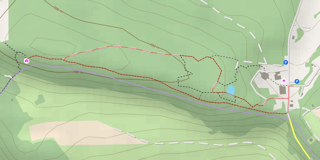 Carte de l'itinéraire :  Route Principale - Haute-Ajoie