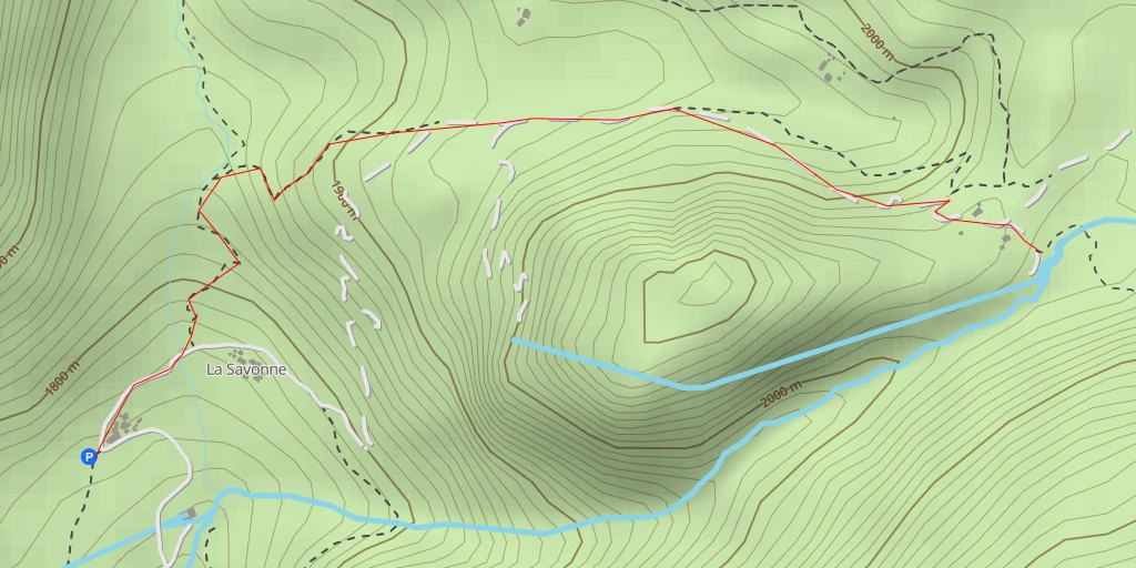 Map of the trail for V.T.T. Route No. 9