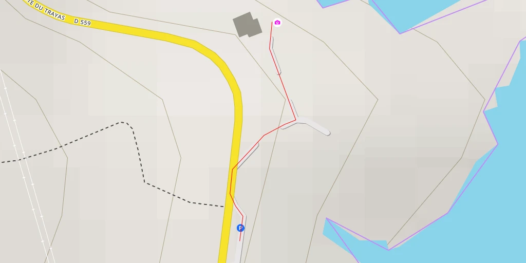 Map of the trail for Grotte marine de Maubois n°1 - Saint-Raphaël