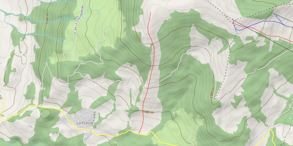 Map of the trail for Petit Niremont Face S depuis Mollie de Crey