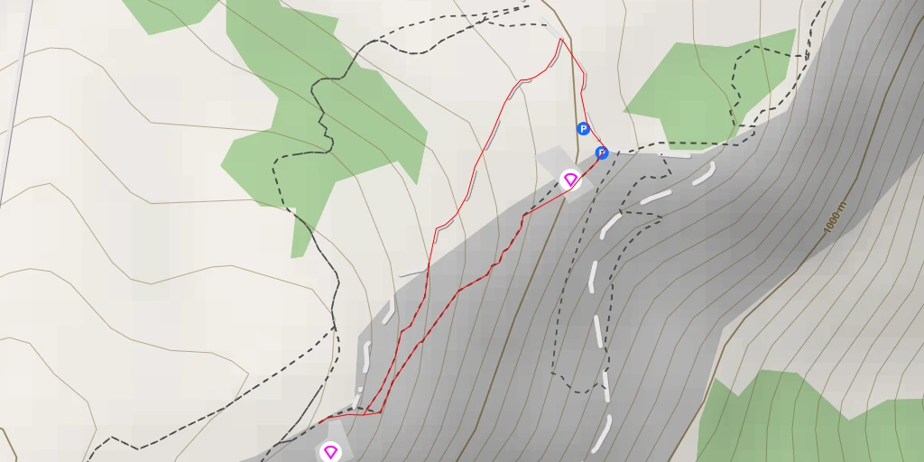 Map of the trail for L'Embarnier 2 - Chemin des Claps