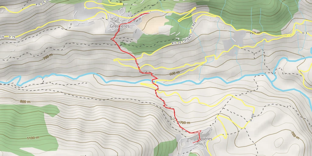 Map of the trail for Atterrissage Au Gré de l'air