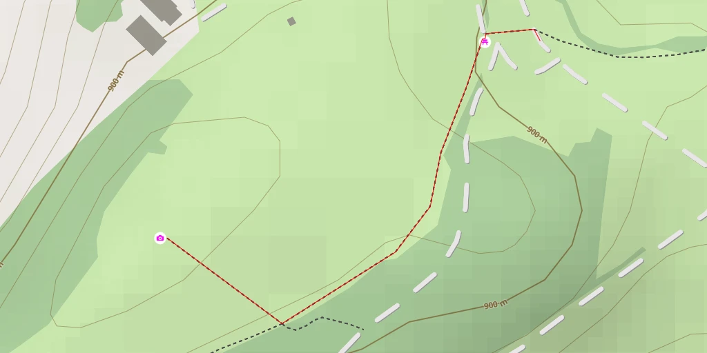 Carte de l'itinéraire :  Tour de Faux d'Enson