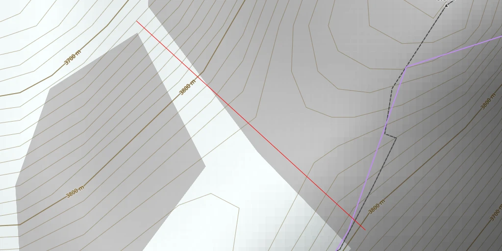 Map of the trail for Dôme de Rochefort Nicknick la sale bête 
