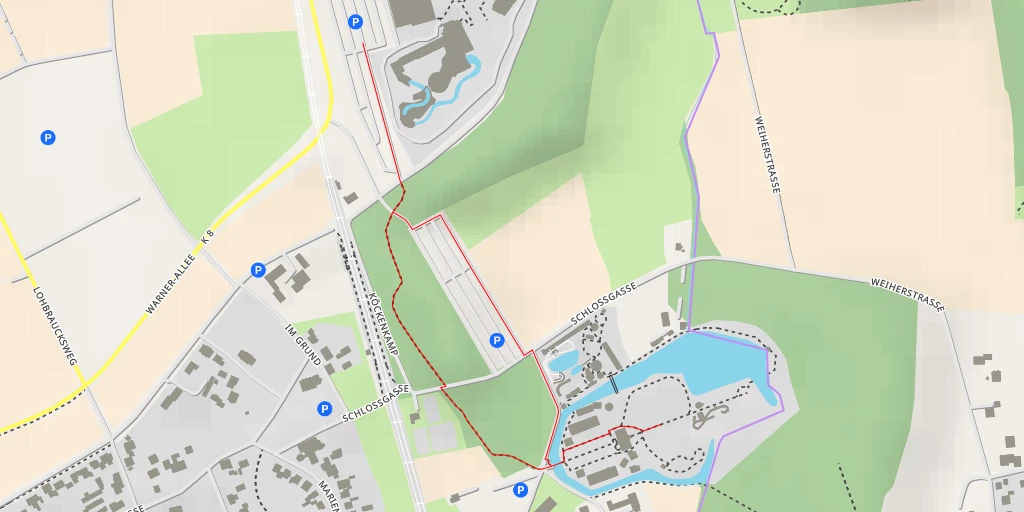 Map of the trail for 14 - Baumkronenpfad