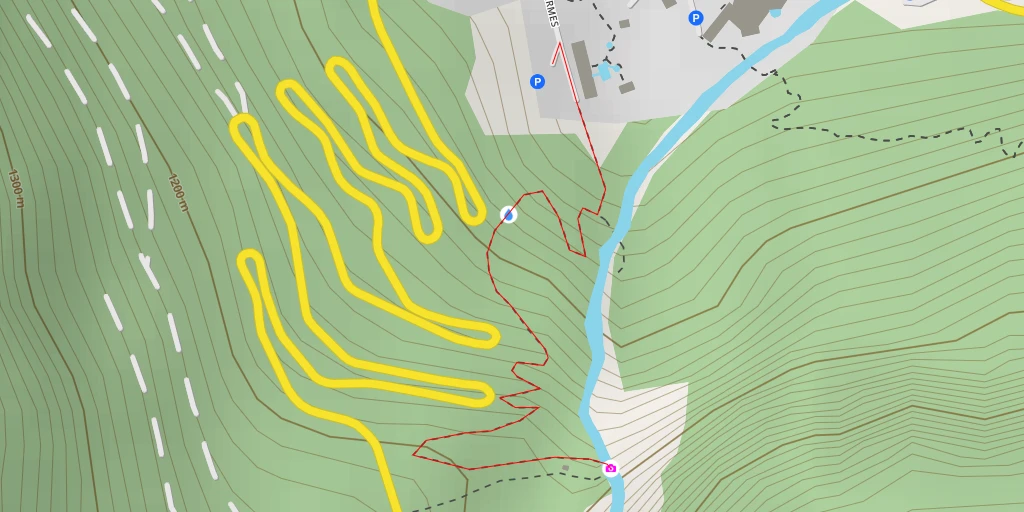 Map of the trail for Terrazza Panoramica