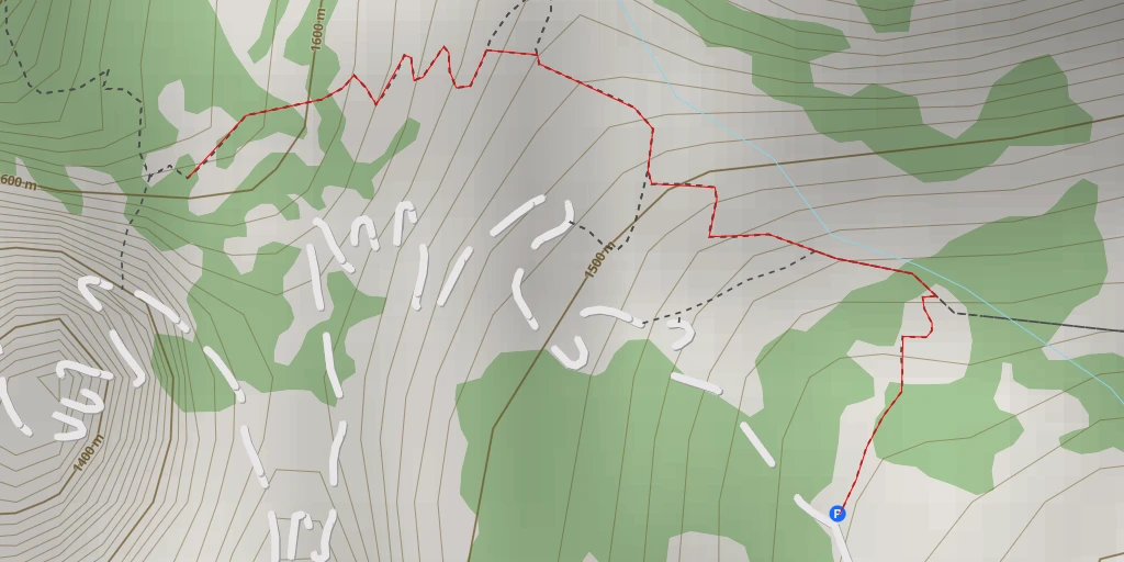 Map of the trail for les concessions de Salanfe - Salvan