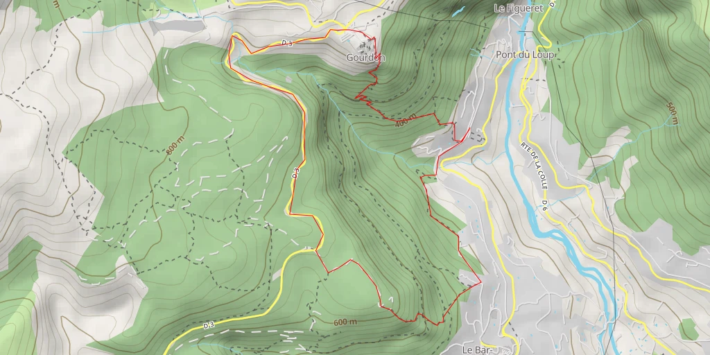 Map of the trail for D 3