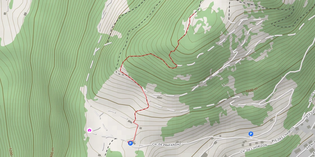 Carte de l'itinéraire :  Solacyre - Route du Témeley