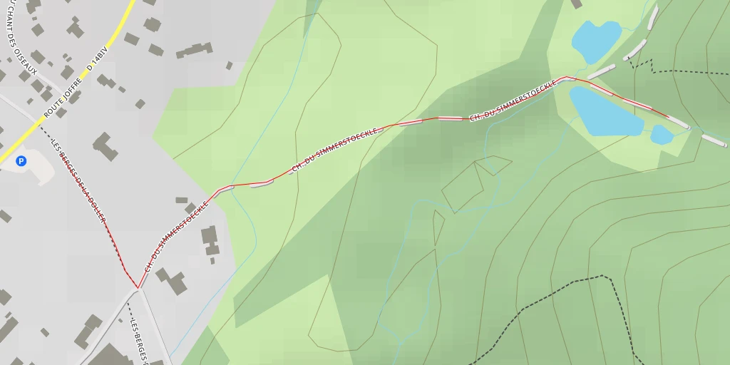 Map of the trail for Chemin du Simmerstoeckle - Chemin du Simmerstoeckle - Masevaux-Niederbruck