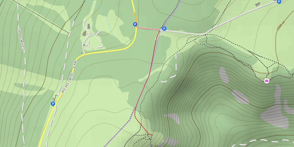 Map of the trail for Martinswand - Stosswihr