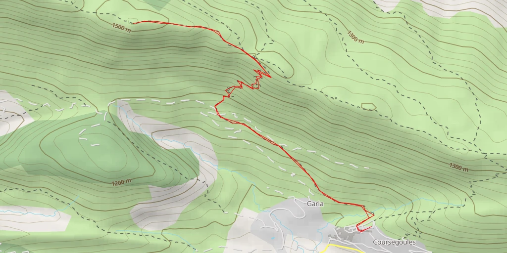 Map of the trail for L'Autreville