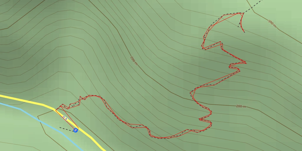 Map of the trail for Chemin de la Colle du Moulin - Tourrettes-sur-Loup