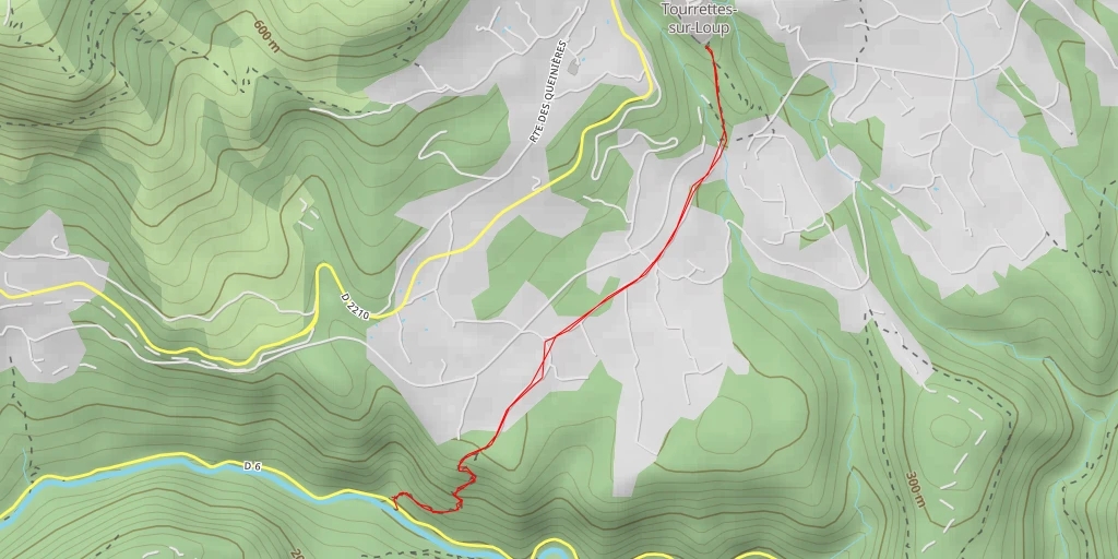 Map of the trail for Rue du Portail Neuf - Rue du Portail Neuf