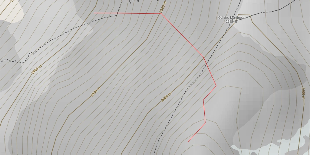 Map of the trail for Roc Champion NW directe "La Capricieuse"