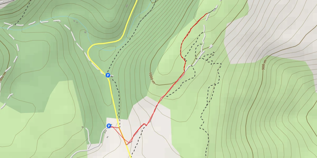 Map of the trail for Route des Termes