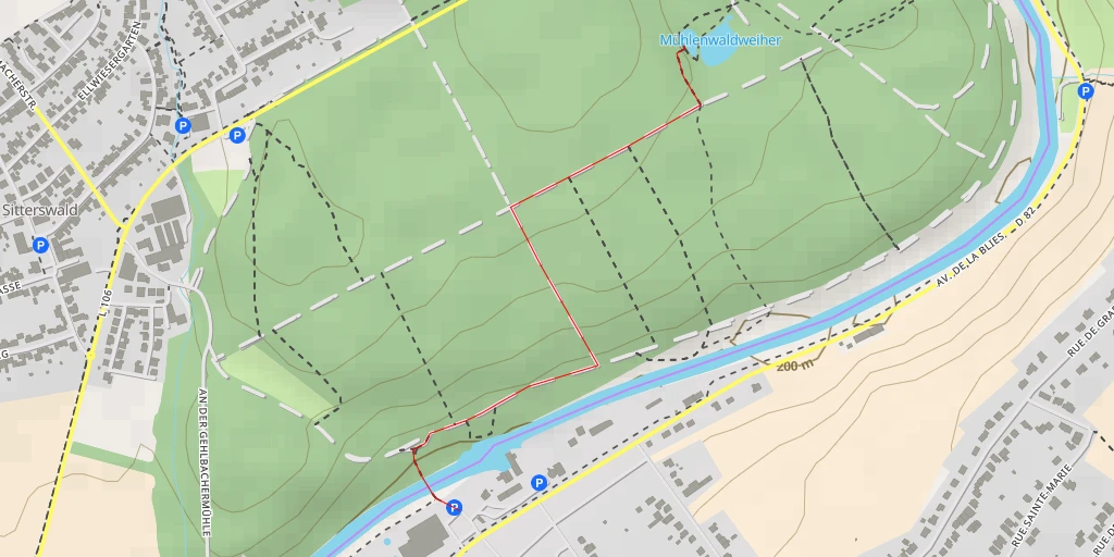 Map of the trail for L 106