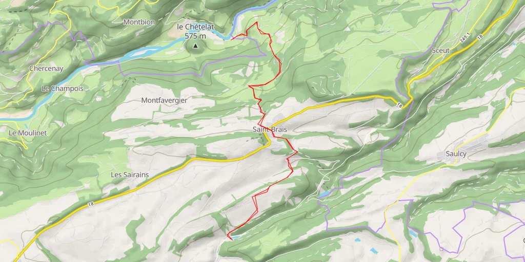 Map of the trail for 