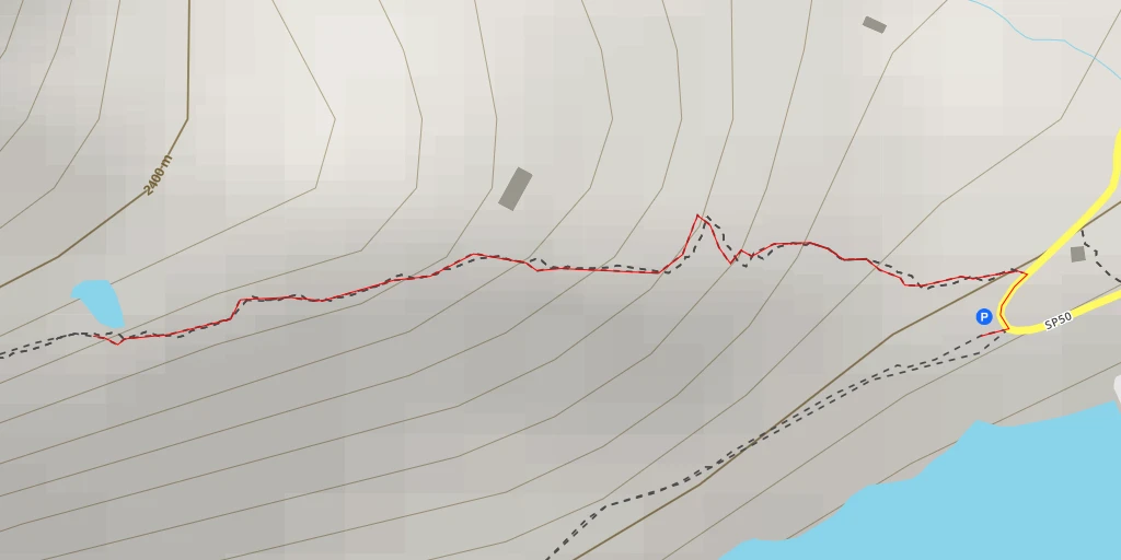 Map of the trail for Sentiero Glaciologico - Sentiero Glaciologico