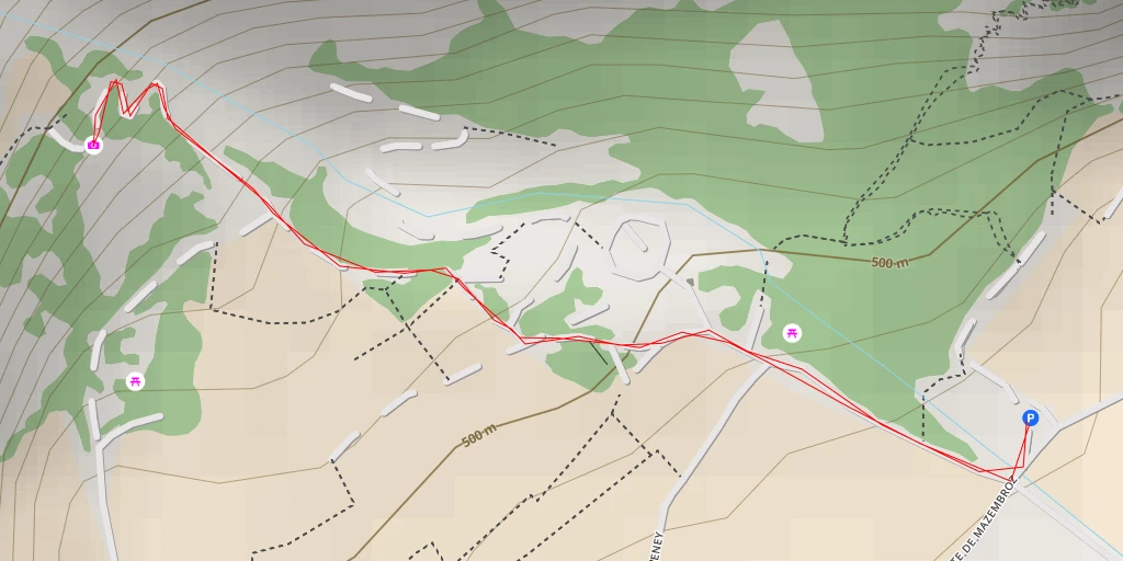Map of the trail for Couvert du Breyon - Fully