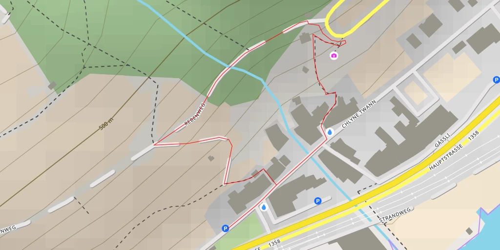 Carte de l'itinéraire :  Neuweg - Neuweg - Twann-Tüscherz