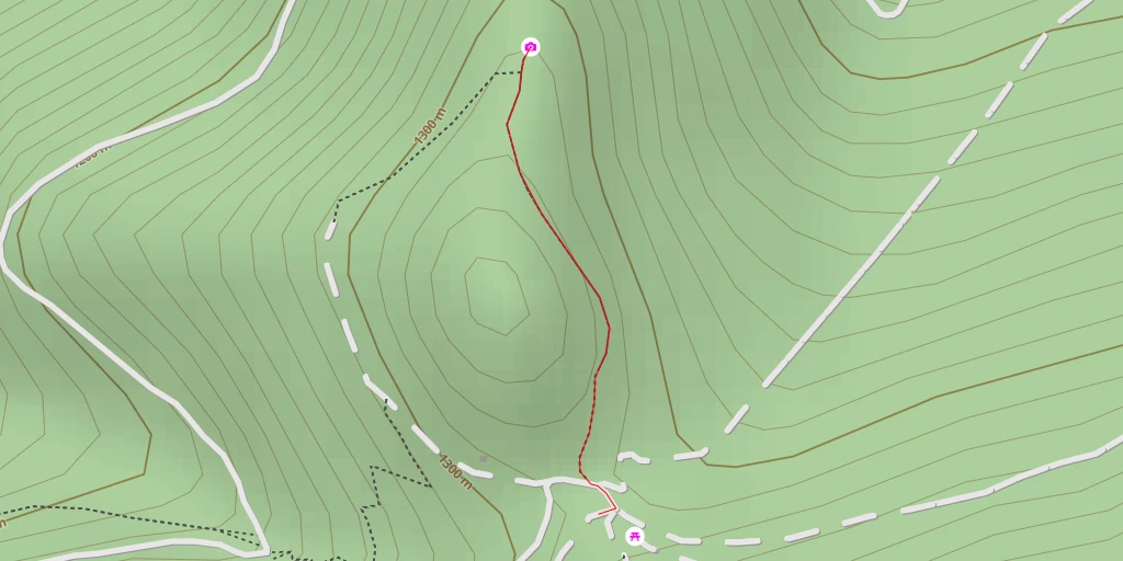 Map of the trail for PO de la Séréna (inachevé) - Marie