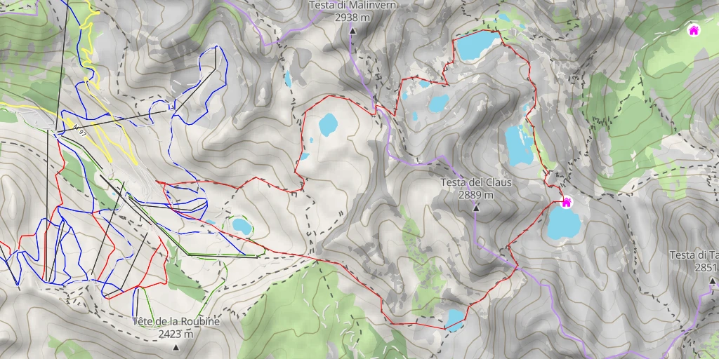 Carte de l'itinéraire :  Bassa del Claus