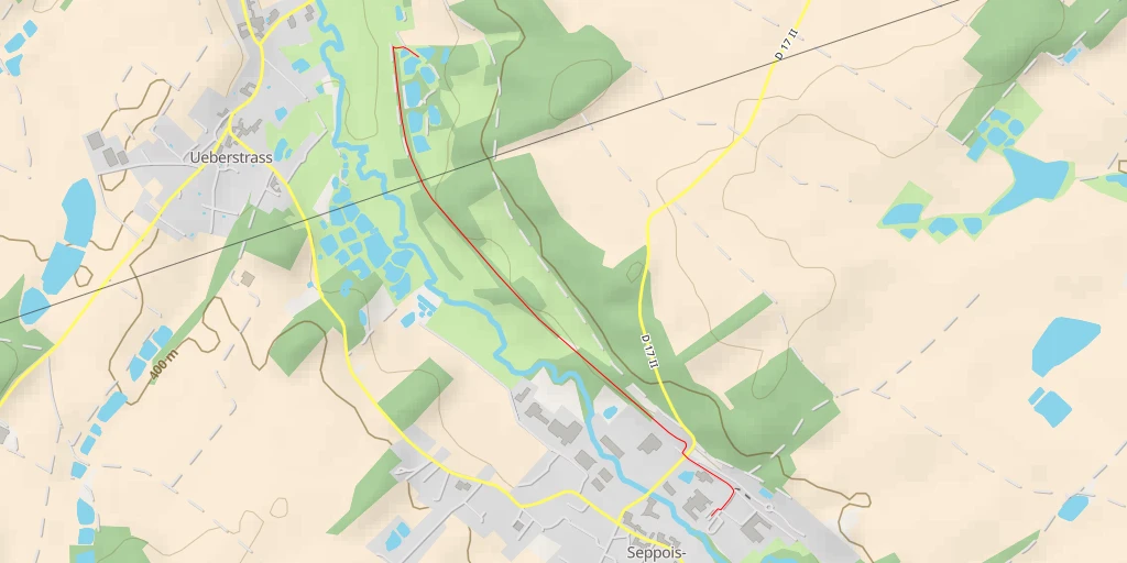 Map of the trail for Piste Cyclable de la Largue - Piste Cyclable de la Largue