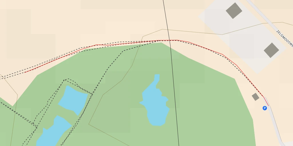 Map of the trail for Düdinger Möser - Weidstrasse