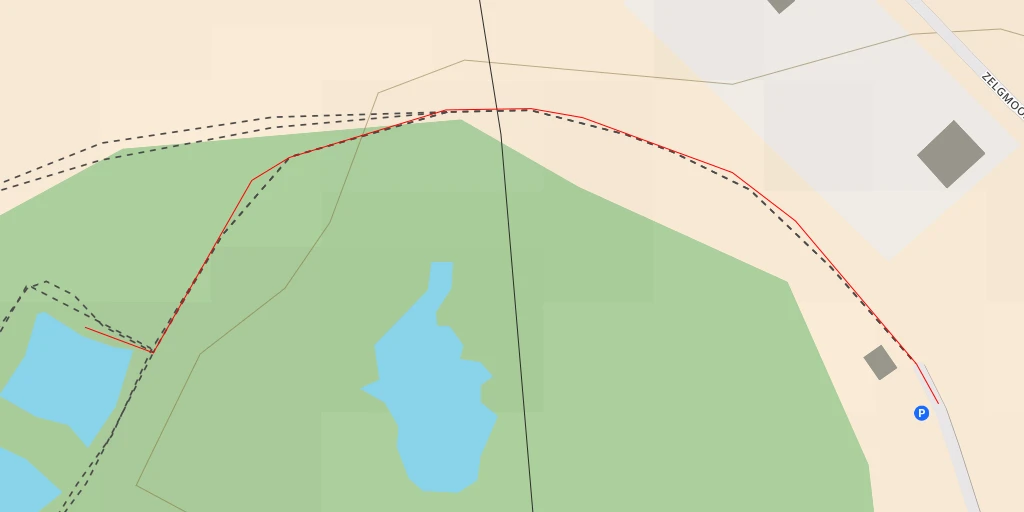 Carte de l'itinéraire :  Düdinger Möser - Weidstrasse