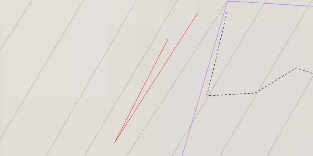 Map of the trail for Pierre Avoi Clochetons