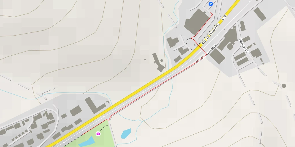 Map of the trail for Inspection des routes Jura Bernois - Route de Reconvilier