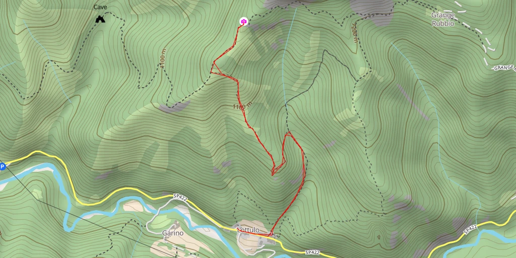 Map of the trail for Sentiero Elsa - Macra