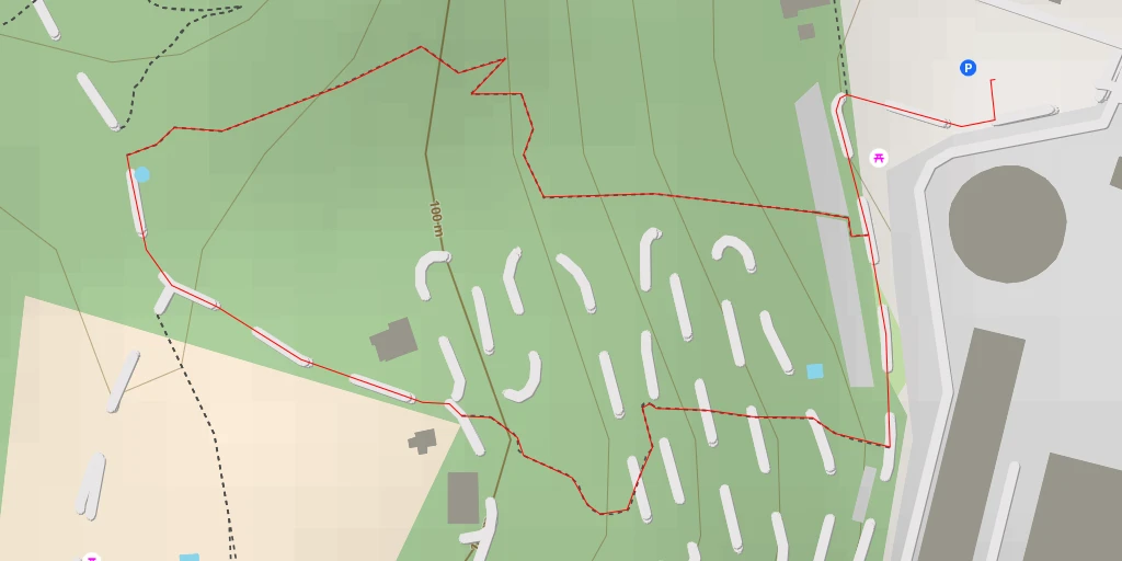 Map of the trail for Chemin des Collinettes - Nice