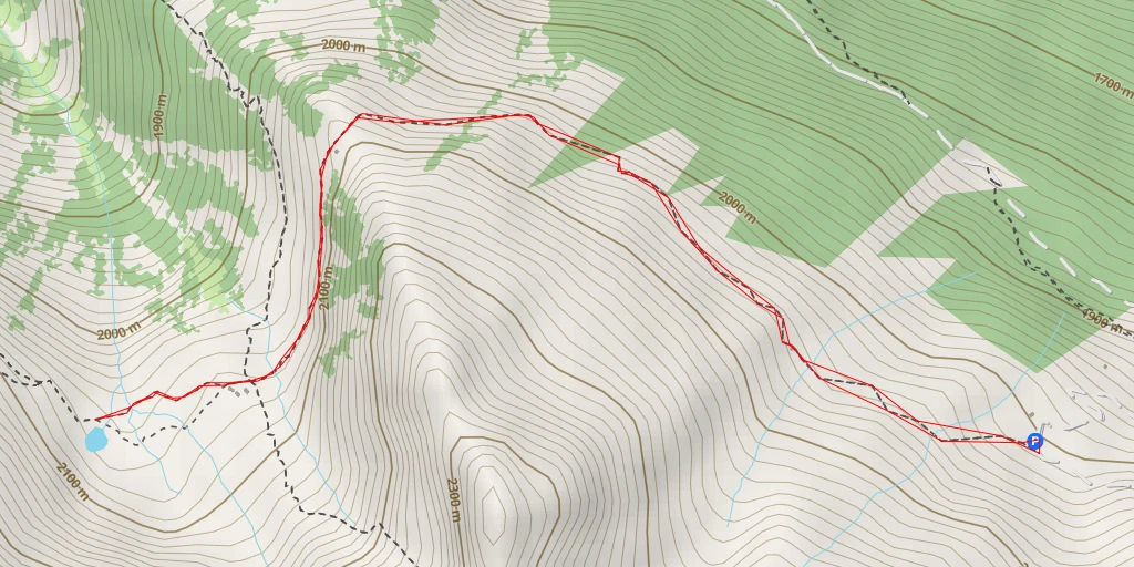 Carte de l'itinéraire :  Goli de Servay