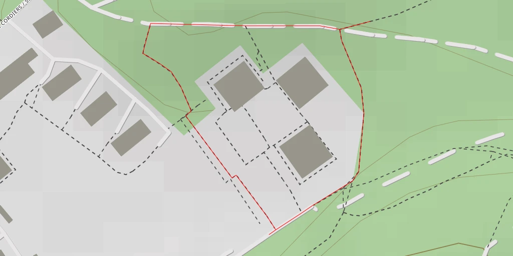 Carte de l'itinéraire :  Chemin de la Ciblerie / Scheibenweg