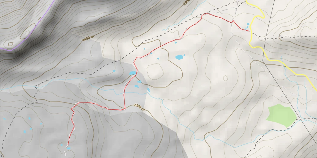 Map of the trail for Savièse