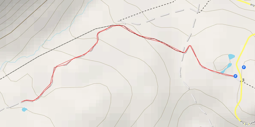 Map of the trail for Glarey