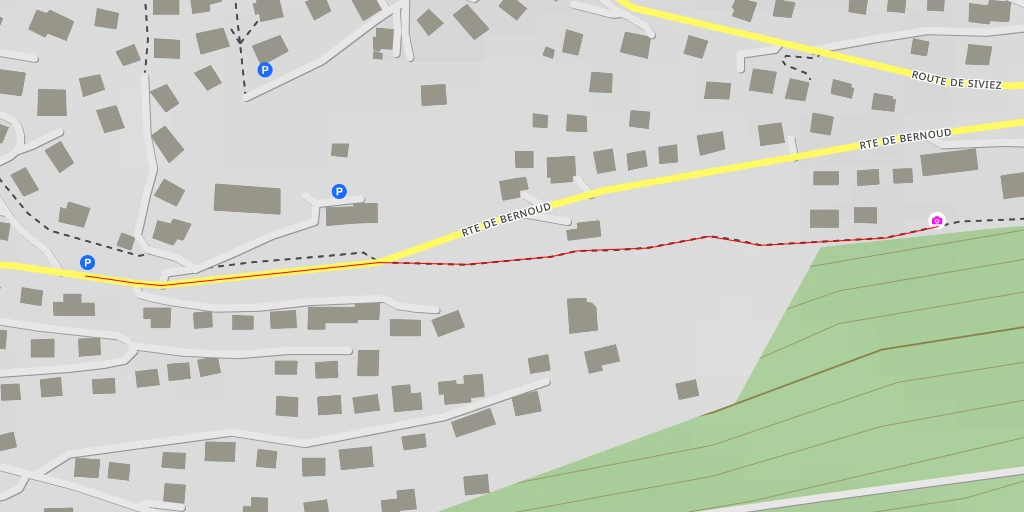 Map of the trail for Haute-Nendaz