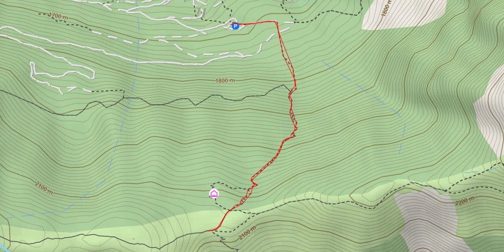 Map of the trail for 431 - M 189