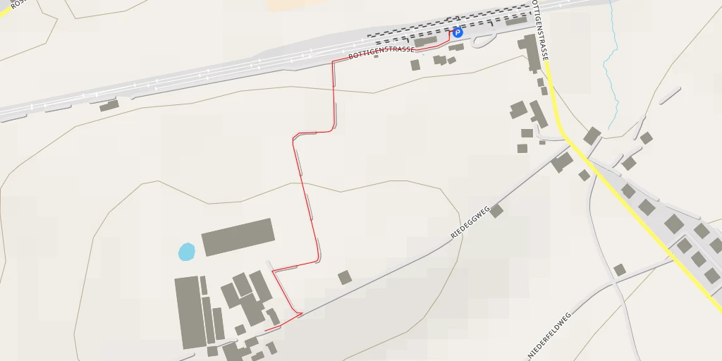 Map of the trail for Riedeggweg - Bern